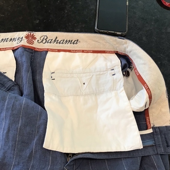 TOMMY BAHAMAS LINEN‎ & SILK SHORTS WAIST 36 - Picture 8 of 8